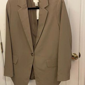 NWT Beige/Tan blazer jacket